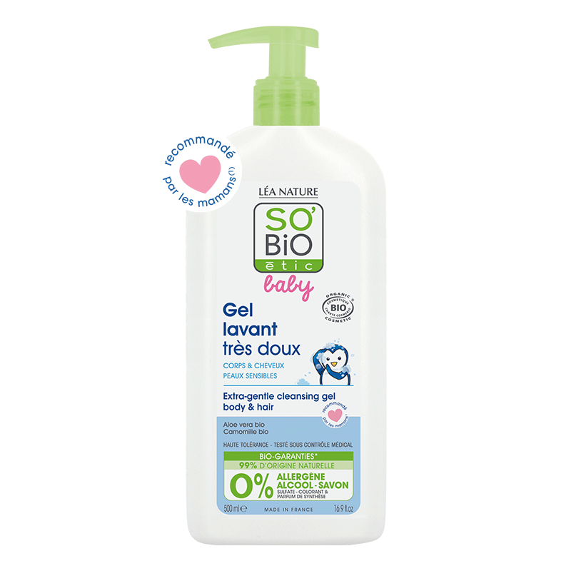 Gel limpiador Extra Suave para Bebé 500 ml